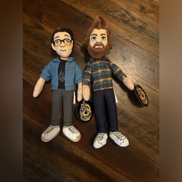 NWT Good Mythical Morning Mythical Society Rhett and Link Plush Figures Set - Picture 3 of 5